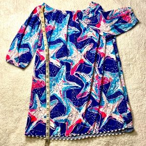 Lilly Pulitzer Starfish Off the shoulder Dress